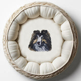Stickdatei Applikation Collie "Ian" - realistisch - FÜR HELLE & DUNKLE STOFFE
