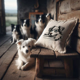 Stickdatei Australian Shepherd "Bruno" - realistisch - FÜR HELLE STOFFE