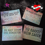 *Affirmationskarten* Druckdatei & Plotterdatei