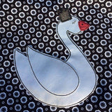 Stickdatei "Schwan mit Krone" 18x30 & 20x30 cm