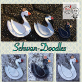Stickdatei "Schwan mit Krone" 18x30 & 20x30 cm