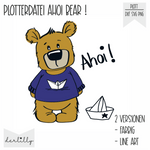 Plotterdatei Ahoi Bear - Sewando