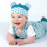 Baby Nähmuster Digitaler Download Neugeborenen Cardigan Strampler Set Bärenmütze Design Komplettes Schnittmuster Set Mehrere Größenoptionen Herz Stern Details PDF Format Sofortiger Zugriff DIY Baby Kleidung Anleitung Perfektes Handgemachtes Geschenk Unverzichtbar