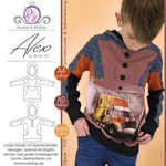 Schnittmuster Pullover Alex Gr. 80 bis 152 - Sewando