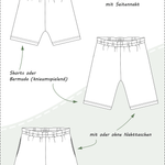 Alex Men – Shorts für Herren mit Gummibund & Nahttaschen Gr. 44-60 / XS-4XL - Sewando
