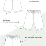 Alex Men – Shorts für Herren mit Gummibund & Nahttaschen Gr. 44-60 / XS-4XL - Sewando