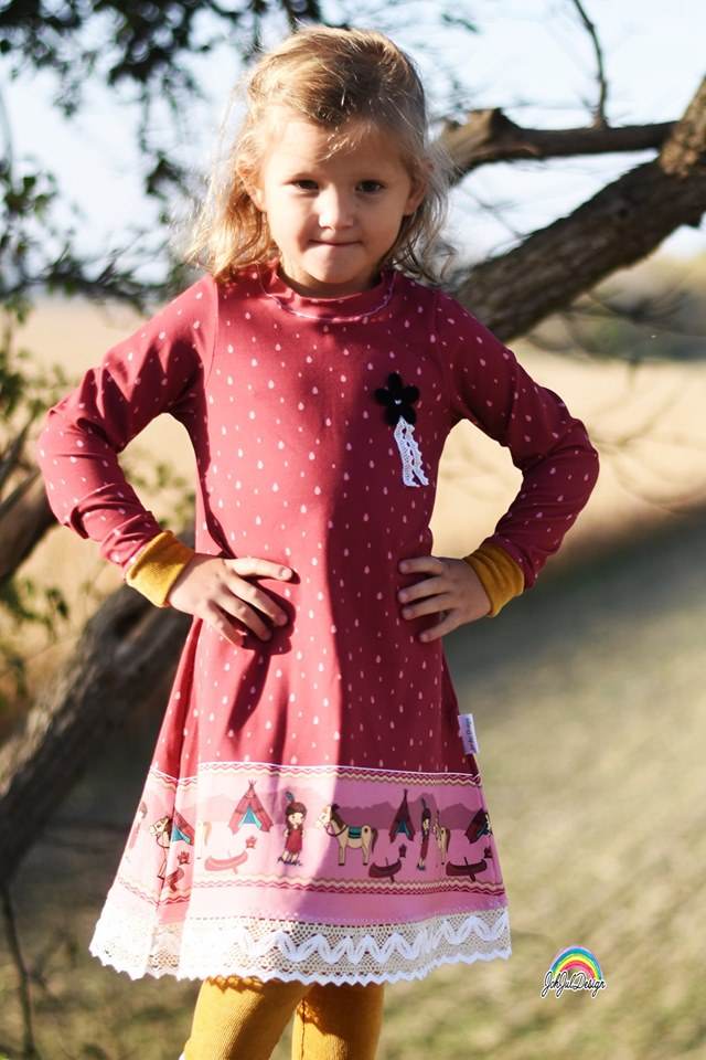 Herbstkleid Heidi Schnittmuster Kleid 50-170 - Sewando