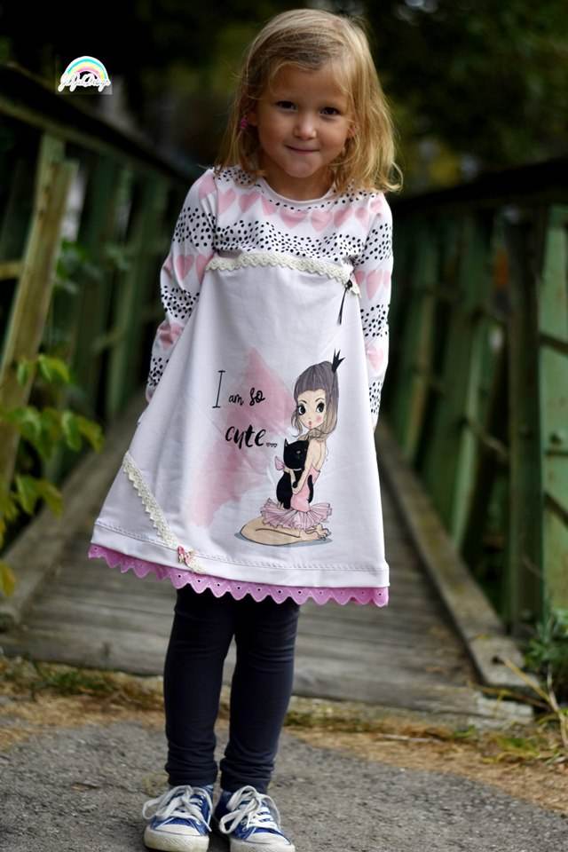 Herbstkleid Heidi Schnittmuster Kleid 50-170 - Sewando