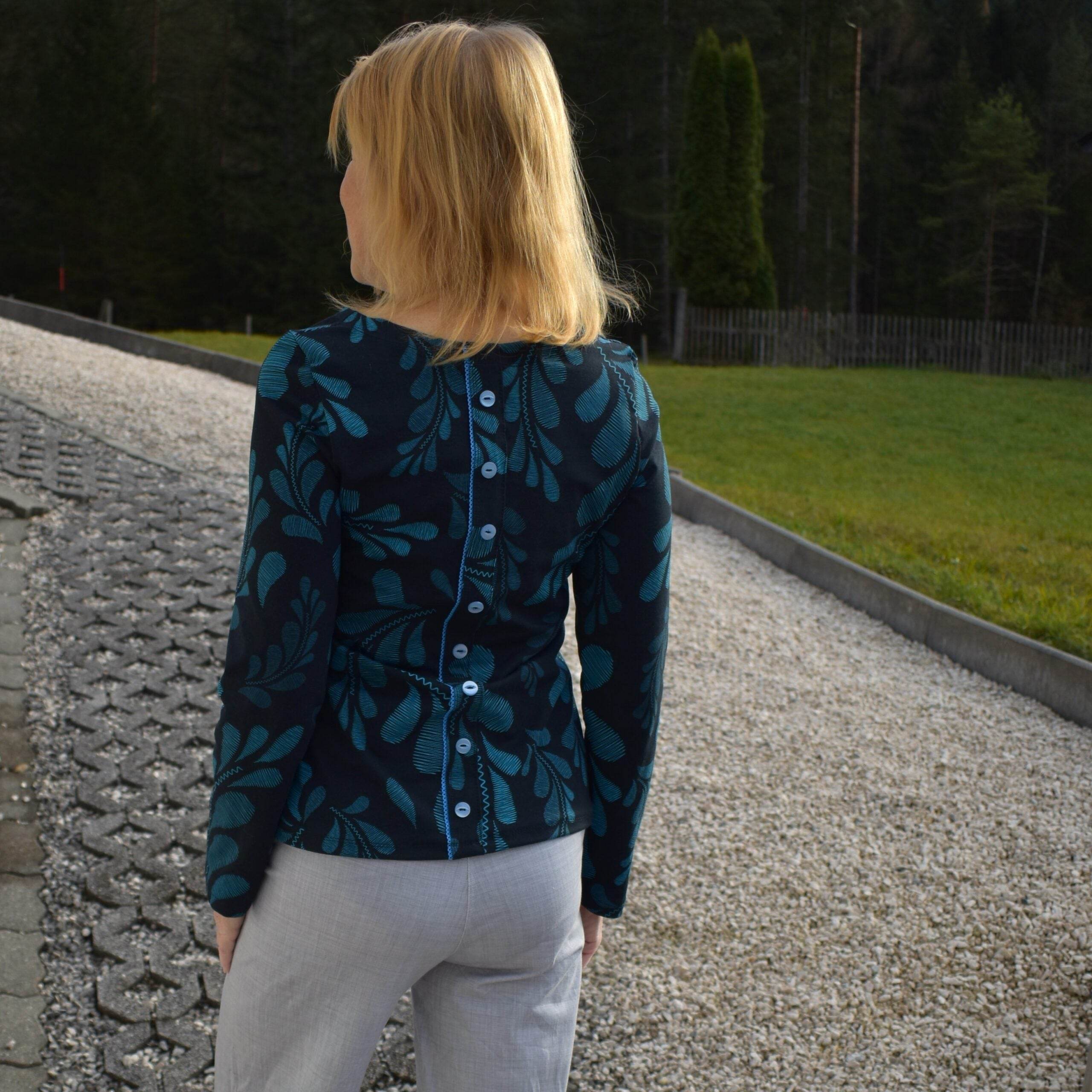 E-Book Shirt MissHarmonie Wolle Seide 34-50 Schnittmuster - Sewando