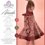 Schnittmuster Kleid Alianda Gr. 80 bis 152 - Sewando