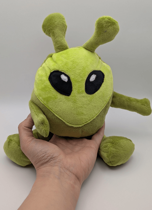 Alien Wendekuscheltier Krempeltier Level 3 - Nähanleitung und Schnittmuster - Sewando