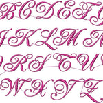 Stickdatei Schrift ABC 25mm Alphabet Buchstaben Set 400 - Sewando
