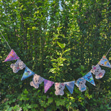 Stickdatei Teddy Wimpel / Wimpelkette XXL Set
