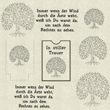 Stickdatei Trauer Lebensbaum Baum Set 970 - Sewando