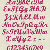 Stickdatei Schrift mit Herz ca. 50mm Set 973 - Sewando