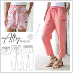 Schnittmuster Hose Ally Gr. 32 - 52 - Sewando
