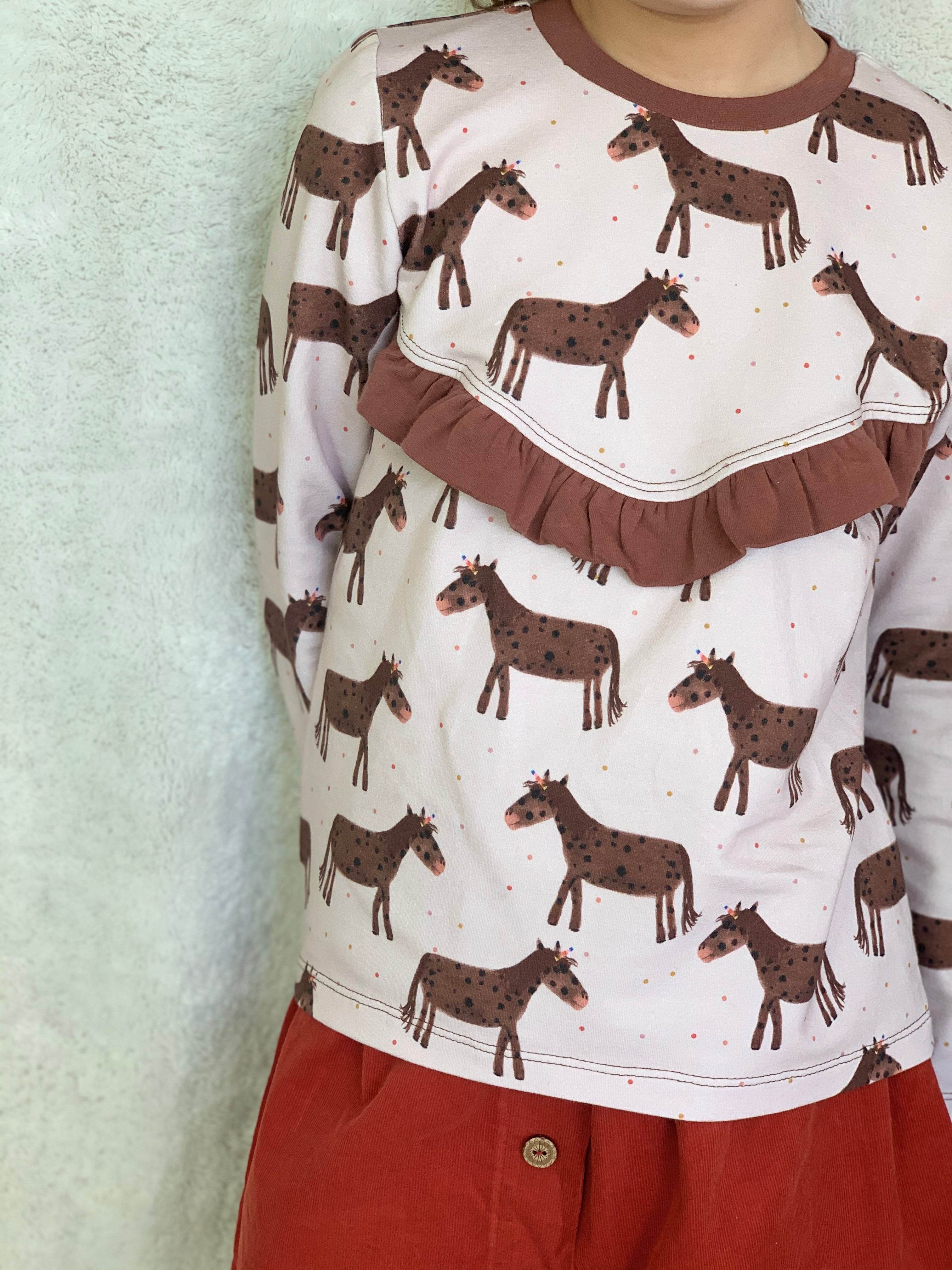 Schnittmuster timtom No.40 Girly Sweatshirt Gr. 86-152 - Sewando