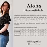 Milchmädchen Bluse/Top - Aloha -  Schnittmuster - Gr. 32-50