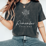 Plotterdatei Remember your why Always | Ärmeldesign SVG PNG - Sewando