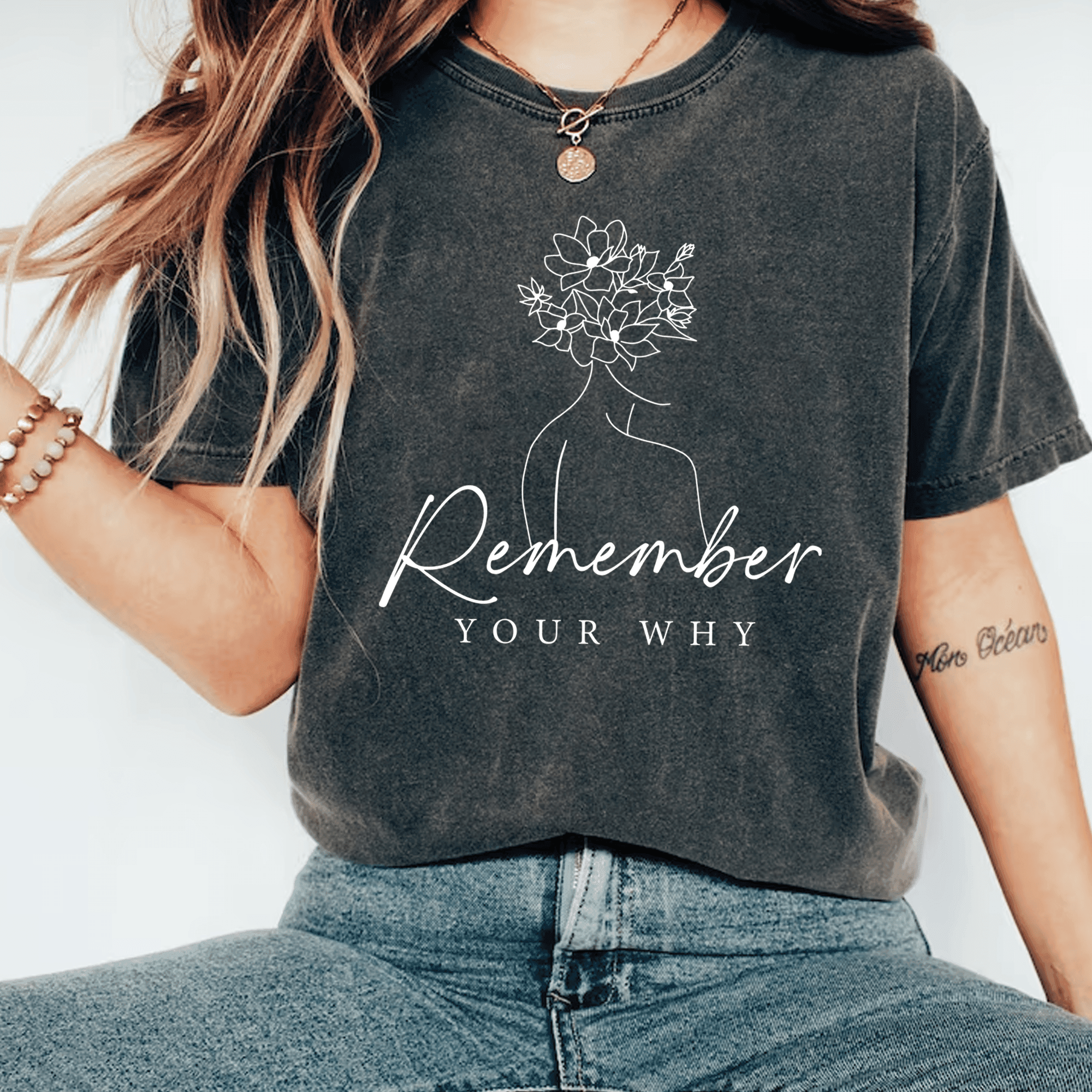 Plotterdatei Remember your why Always | Ärmeldesign SVG PNG - Sewando