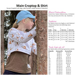 Schnittmuster Main Crop & Shirt- Kurzpullover & Shirt – Gr. 80-164 - Sewando