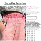 Add-On zum Schnittmuster Main CheekyPants (kurz mit Umschlag) – bequeme Kinderhose – 80-164