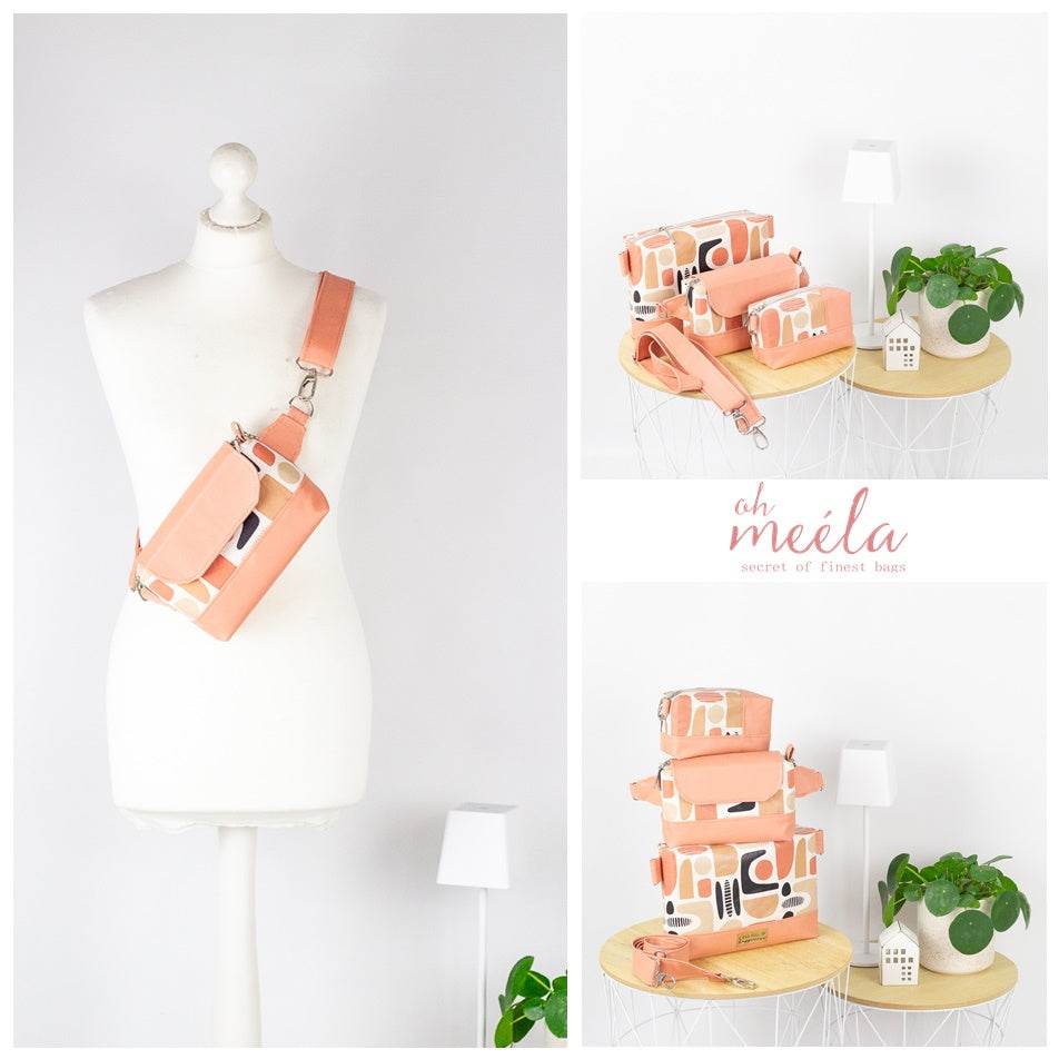 ohBeauti Mini & Midi & Big * Taschen - Schnittmuster - Kombi-eBook * Crossbodybag in 3 Größen - Sewando