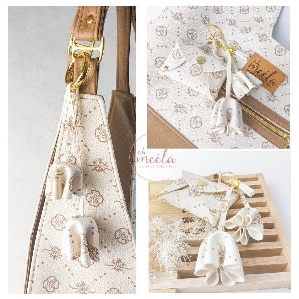 ohBloomi * Freebook - Schnittmuster * Blüte - Taschenbaumler - Schlüsselanhänger - Sewando