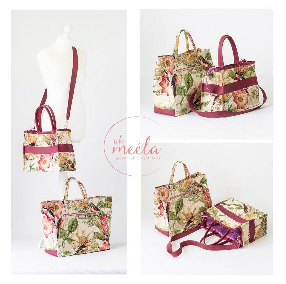 ohMichi Mini & Big * Taschen - Schnittmuster - eBook * Totebag in 2 Größen - Sewando