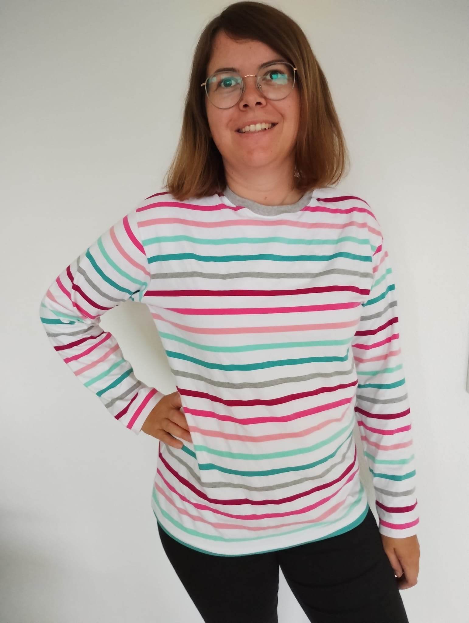 Schnittmuster Damen Longsleeve Skjorte Gr. 32-50 - Sewando