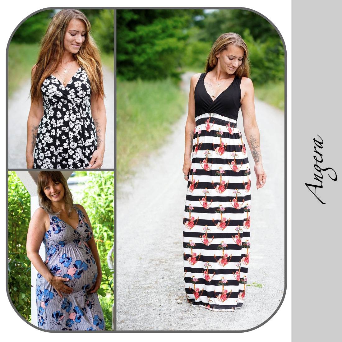 ANGERA SOMMERLICHES TOP, MINI-, MIDI-, MAXIKLEID EBOOK 34-54 - Sewando
