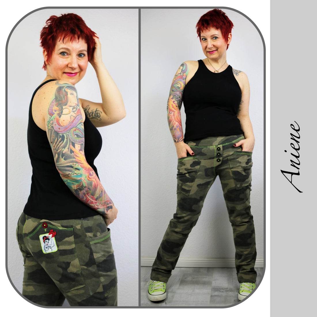 ANIENE: LÄSSIGE, COOLE CHILL-HOSE - EBOOK 34-54 Schnittmuster - Sewando