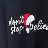 Plotterdatei "don´t stop believin´" – Weihnachtsmotiv für Shirts, Hoodies & Geschenke DXF | SVG | JPEG