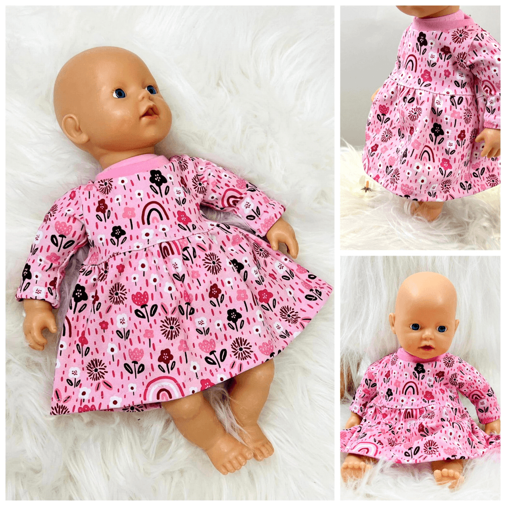 Puppenkleid Mimi für Puppen von 31 - 50 cm - Sewando