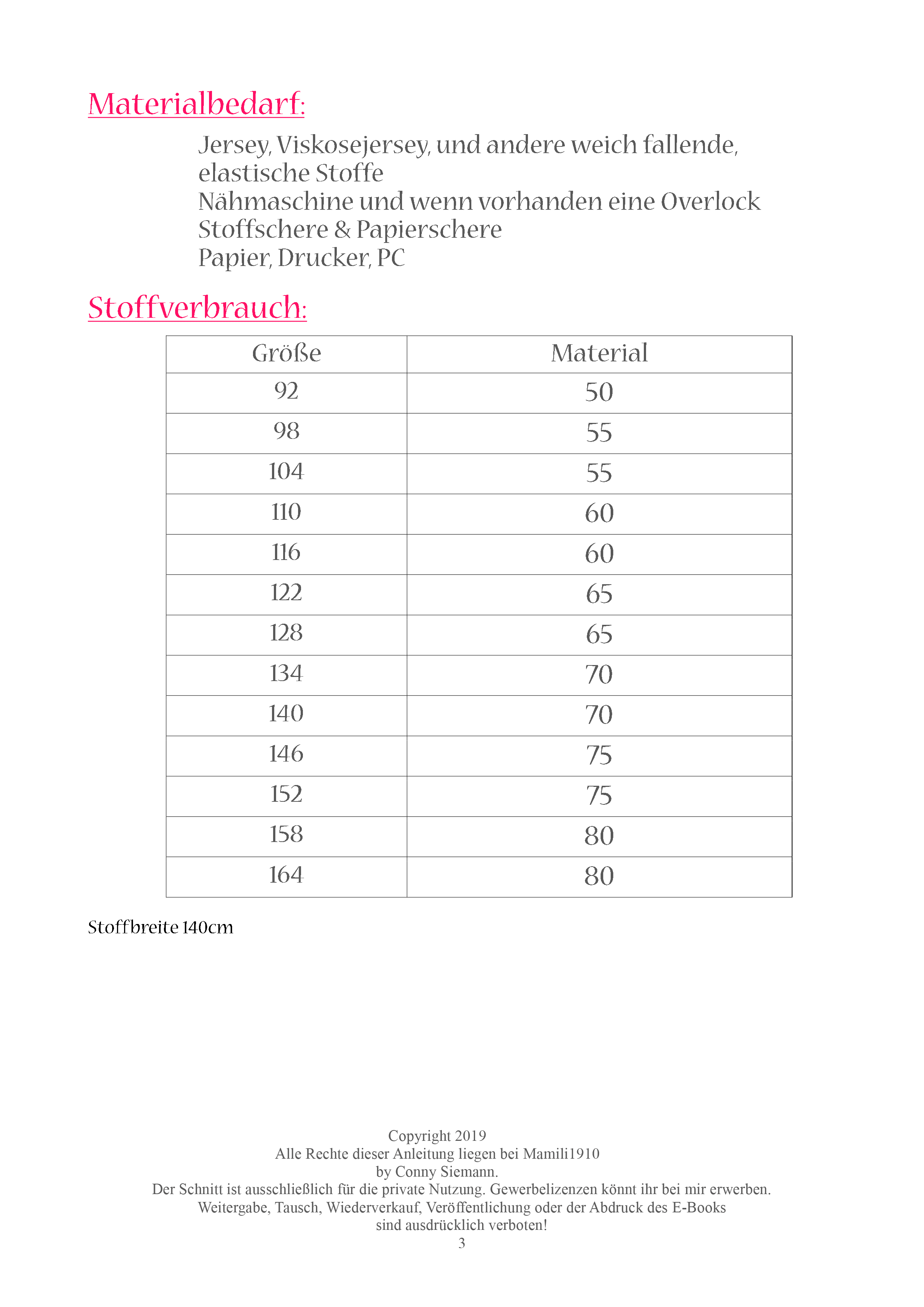 E-Book casual Girly Lif Gr. 92-164 - Sewando