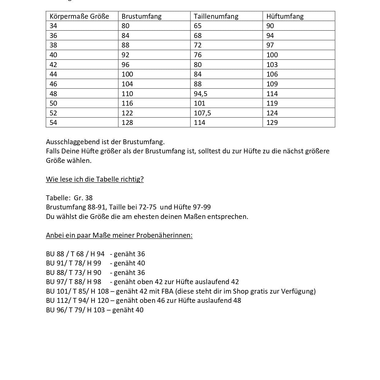 Schnittmuster Top HELLI Gr. 34-54 : - Sewando