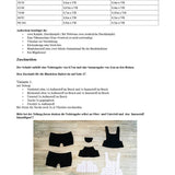 Schnittmuster Emmas kurze Beinchen Latzhose Größe 50/56 – 98/104 - Sewando