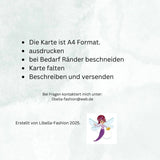 Weihnachtskarte 1 zum Ausdrucken