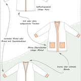 Anna - Cardigan in 3 Längen - Gr. 34-50