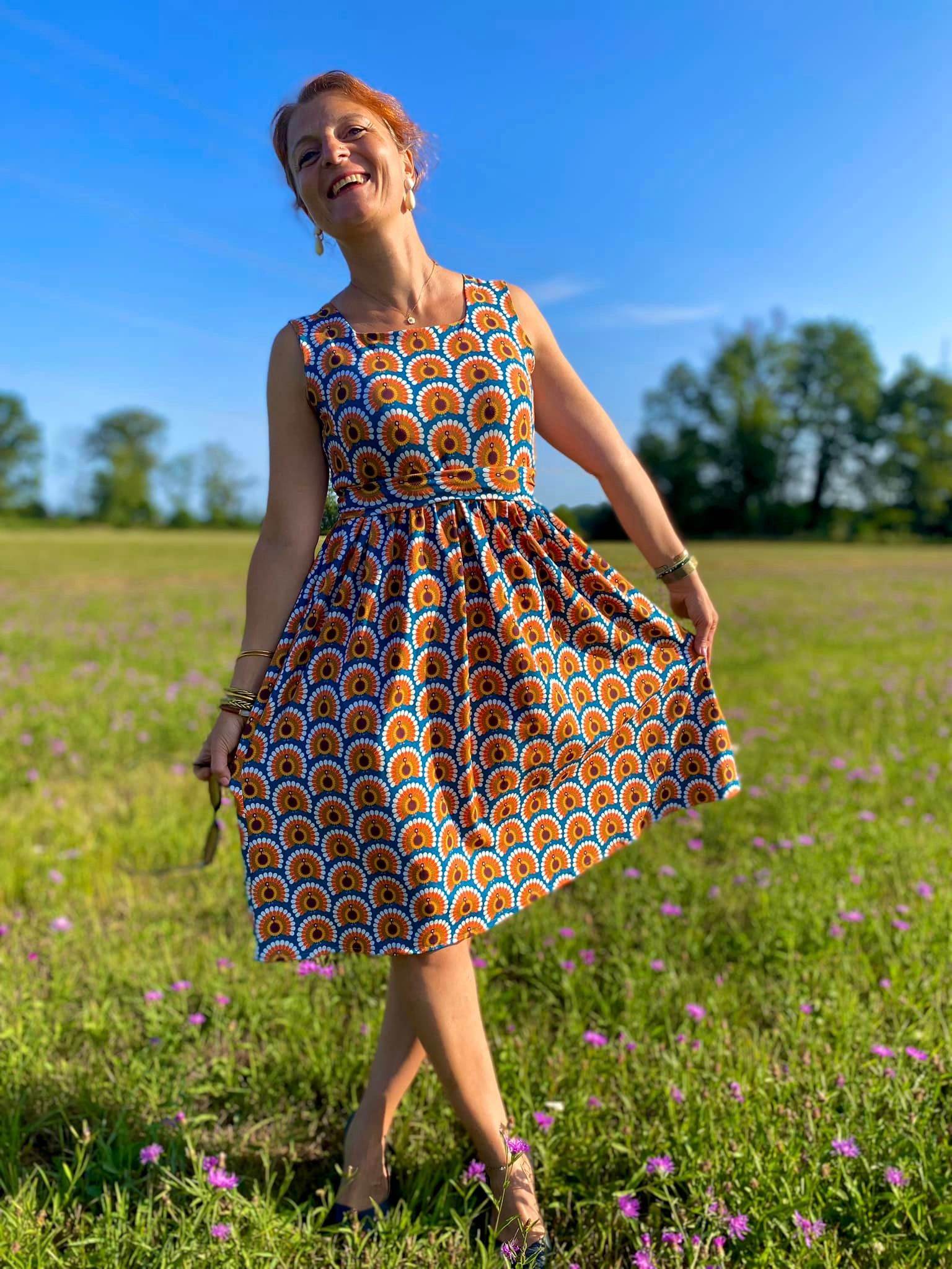 Schnittmuster Kleid Feest Gr. 32-50 - Sewando