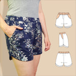 Schnittmuster Anni - Lässige Shorts mit Gummizug Gr. 34-50 - Sewando