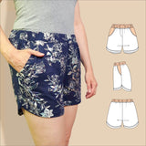 Schnittmuster Anni - Lässige Shorts mit Gummizug Gr. 34-50 - Sewando