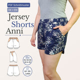 Schnittmuster Anni -  Lässige Shorts mit Gummizug Gr. 34-50