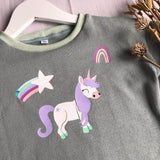 Plotterdatei - Zauberwelten Einhorn einzeln - Mädchen - svg - dxf - cutting file - Silhouette - Cricut - Sewando