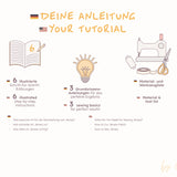 Mid-Rise Leggings mit Foldover-Bund und Flared Leg (Schnittmuster) – Gr. 30-48