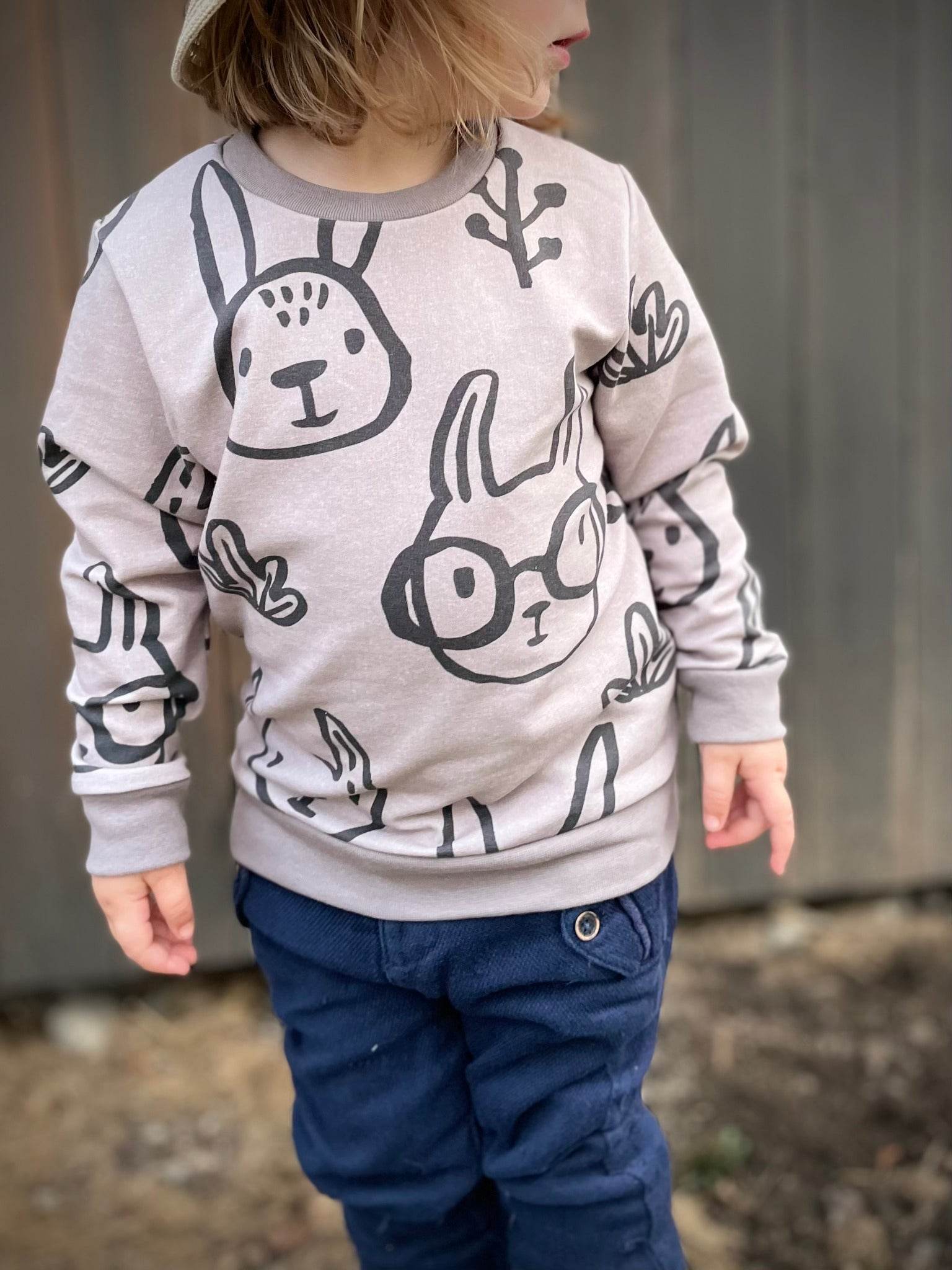Schnittmuster Basic Pullover Lille Lijn Gr. 62-164 - Sewando