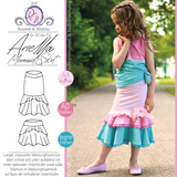 Schnittmuster AriellaMermaidSkirt Gr. 92 bis 152