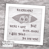 Plotterdatei KUCKUCK svg + dxf - Sewando