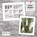 Plotterdatei KLÖTZCHENHÄUSER svg + dxf - Sewando