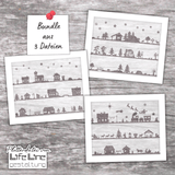 Plotterdateien-Bundle WINTER svg + dxf - Sewando